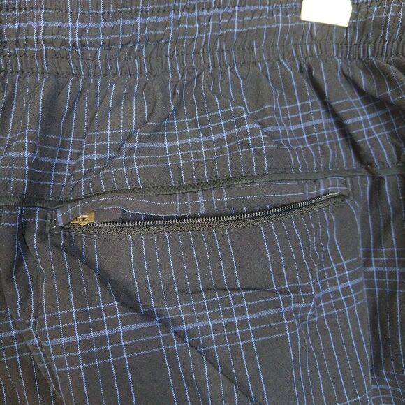 Nike Lightweight Check Swim Shorts Men's Size XXL Blue Embroidered logos - Picture 6 of 10